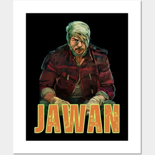 Shahrukh Khan Jawan Movie Tees Posters and Art